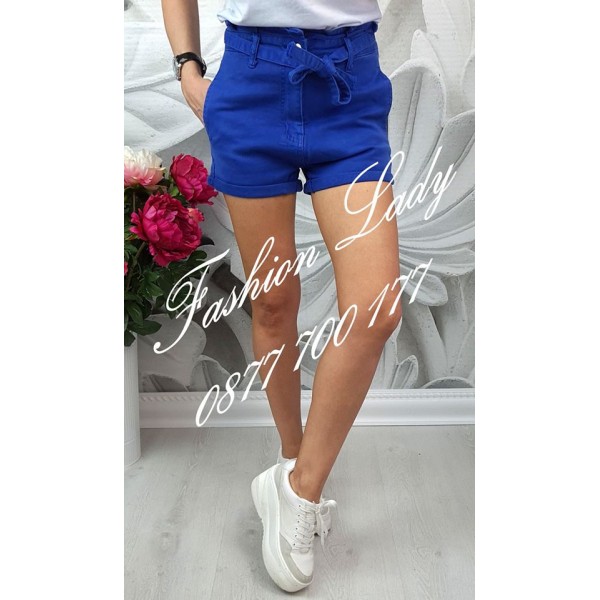 къси дънки в кралско синьо